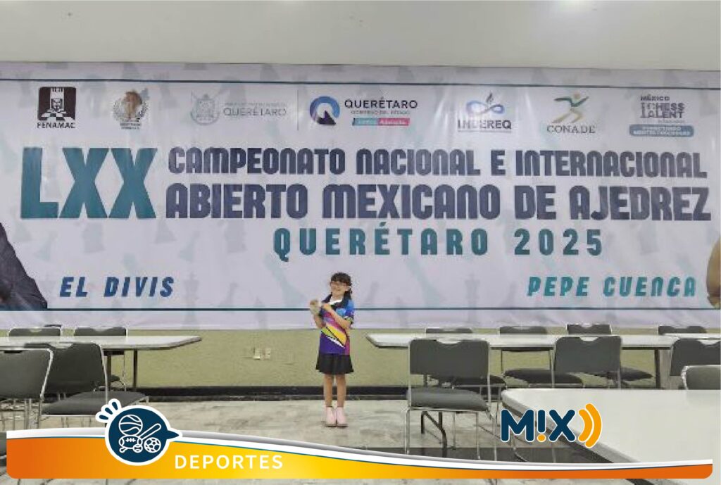Isabella Rivas, de 7 años, representará a México en competencia internacional de Ajedrez