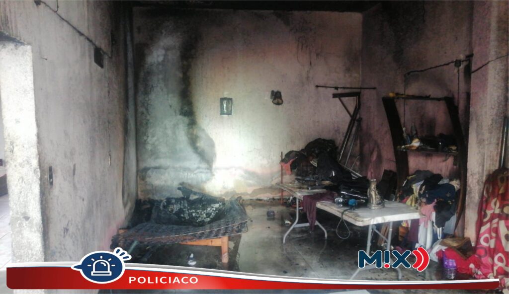Atienden incendio en casa habitación en Calvillo 