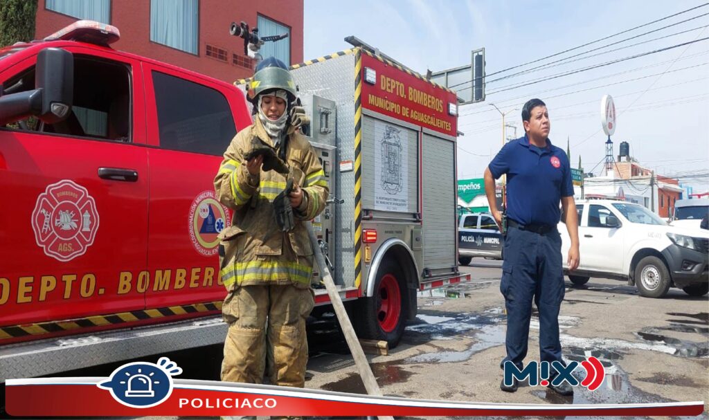 Atendió Bomberos incendio en bodega de Villasunción