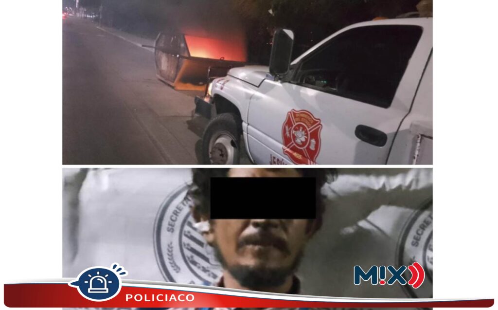 Por dañar contenedores detuvieron a “El Chore”