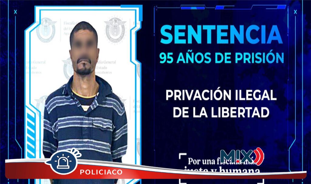 Por el delito de privación ilegal de la libertad, sentencia a Rodolfo ’N’ a 95 años de prisión