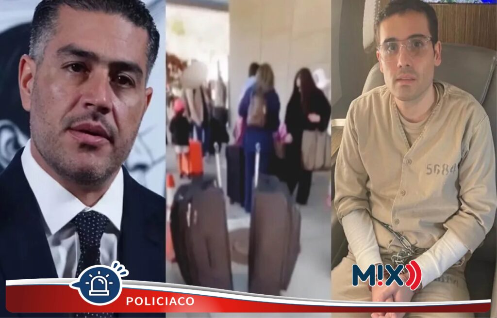 Harfuch confirmó que madre de Ovidio Guzmán y 16 familiares se entregaron en EEUU
