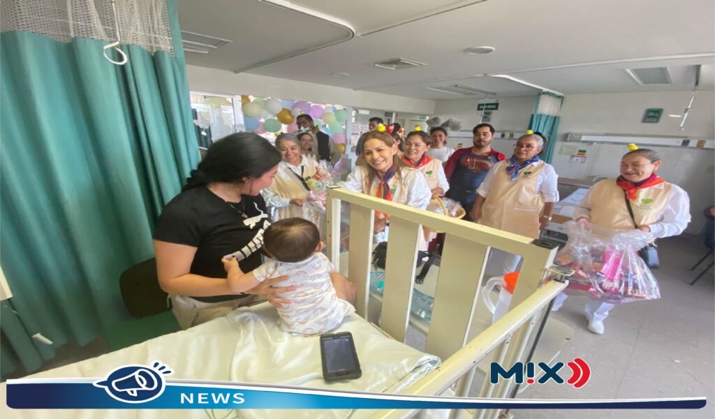 Voluntariado del IMSS Aguascalientes entrega juguetes a pacientes pediátricos de los tres HGZ