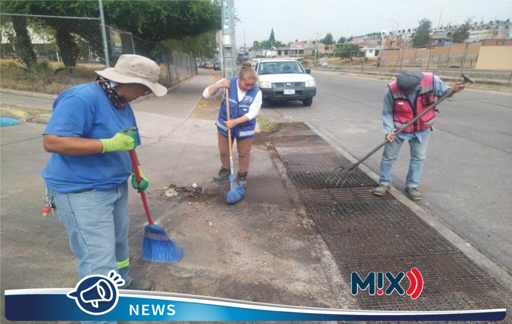 Ante temporal de lluvias en la capital, Municipio realiza acciones preventivas
