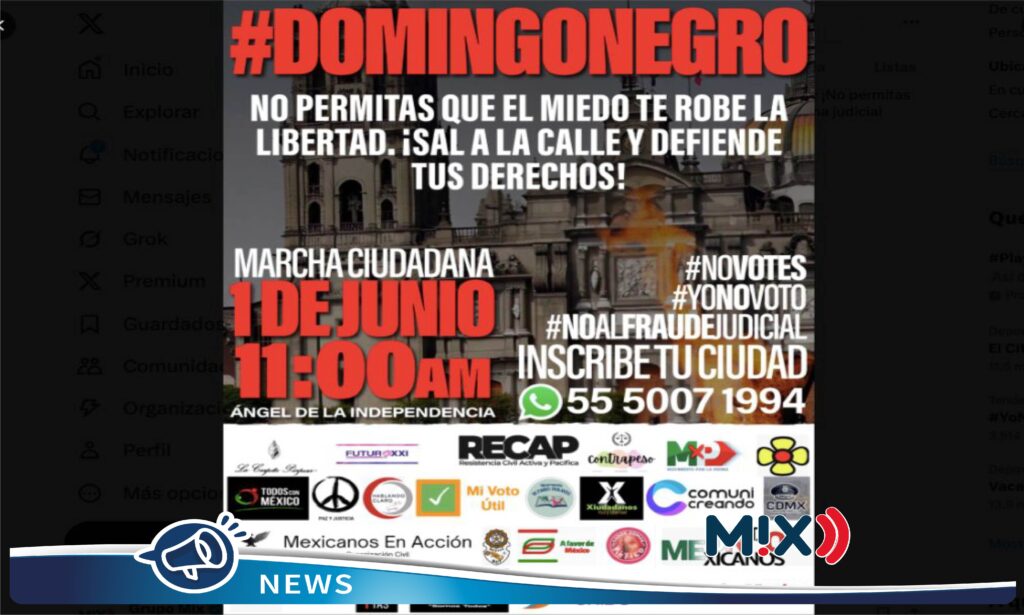 Organizan marcha nacional contra elección judicial el 1 de junio, otros llaman a no votar