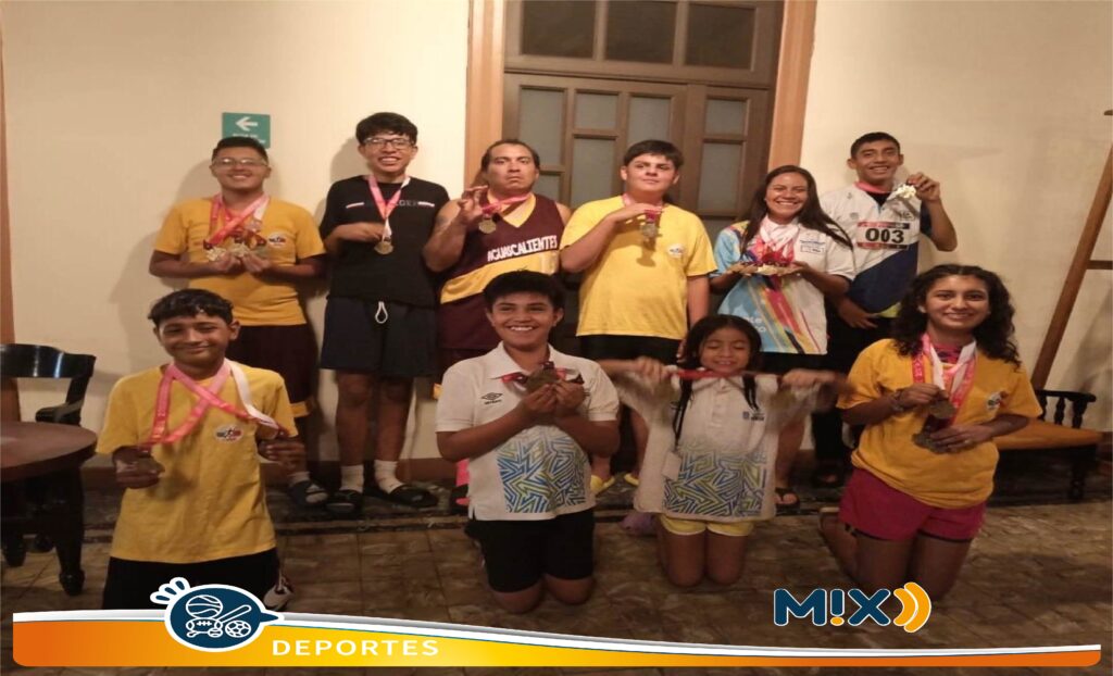 39 medallas de hidrócalidos en Campeonato de Personas con Discapacidad Intelectual, Síndrome de Down y Autismo