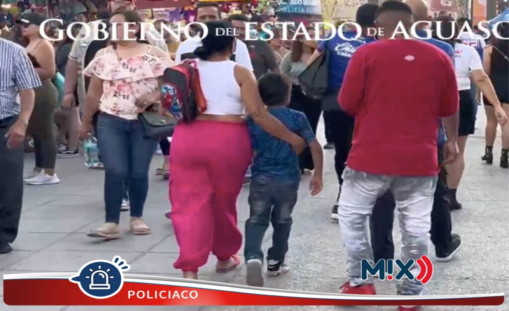Policía estatal auxilió a menor extraviado en FNSM 2025