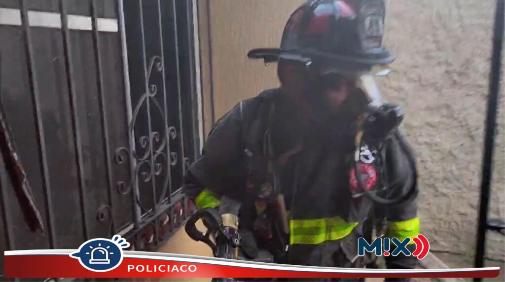 Bomberos sofocó incendio en casa del fraccionamiento Villerias