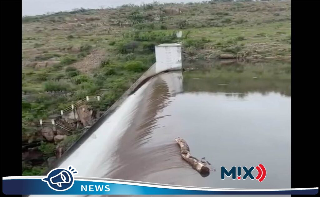 Vierte la Presa 50 Aniversario, gracias a las recientes lluvias