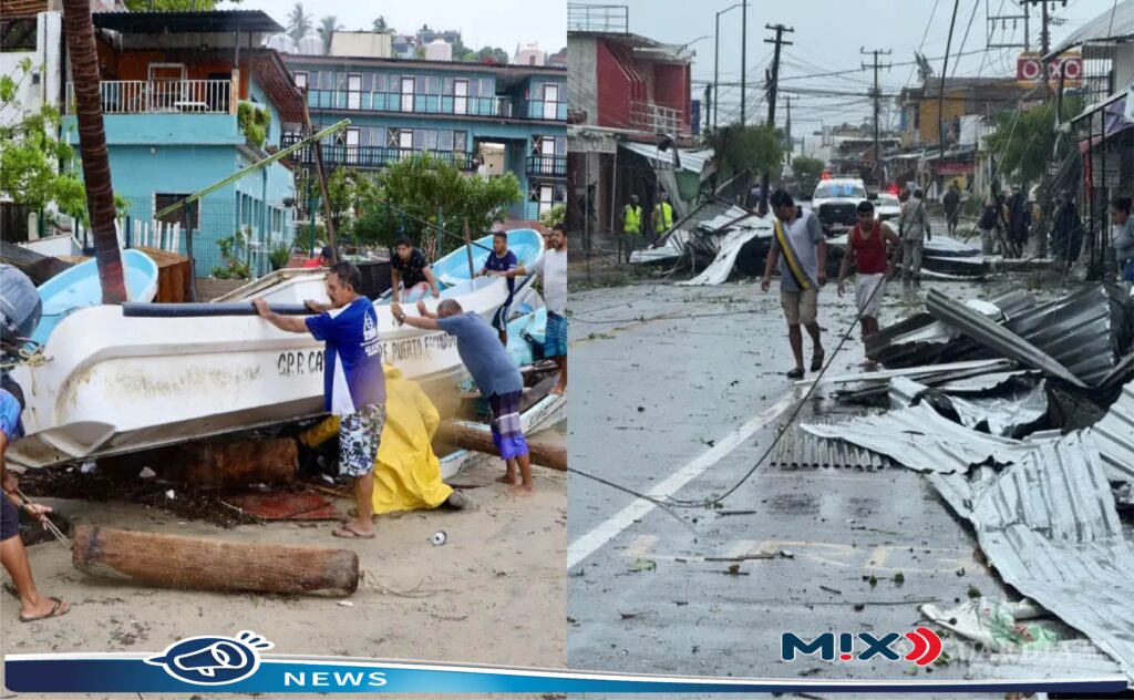Huracán ‘Erick’ dejo un menor muerto y daños en infraestructura eléctrica, confirmó Sheinbaum