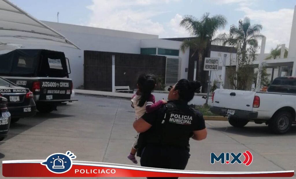 Rescató la SSPM menor de 3 años, aparentemente abandonada en un domicilio