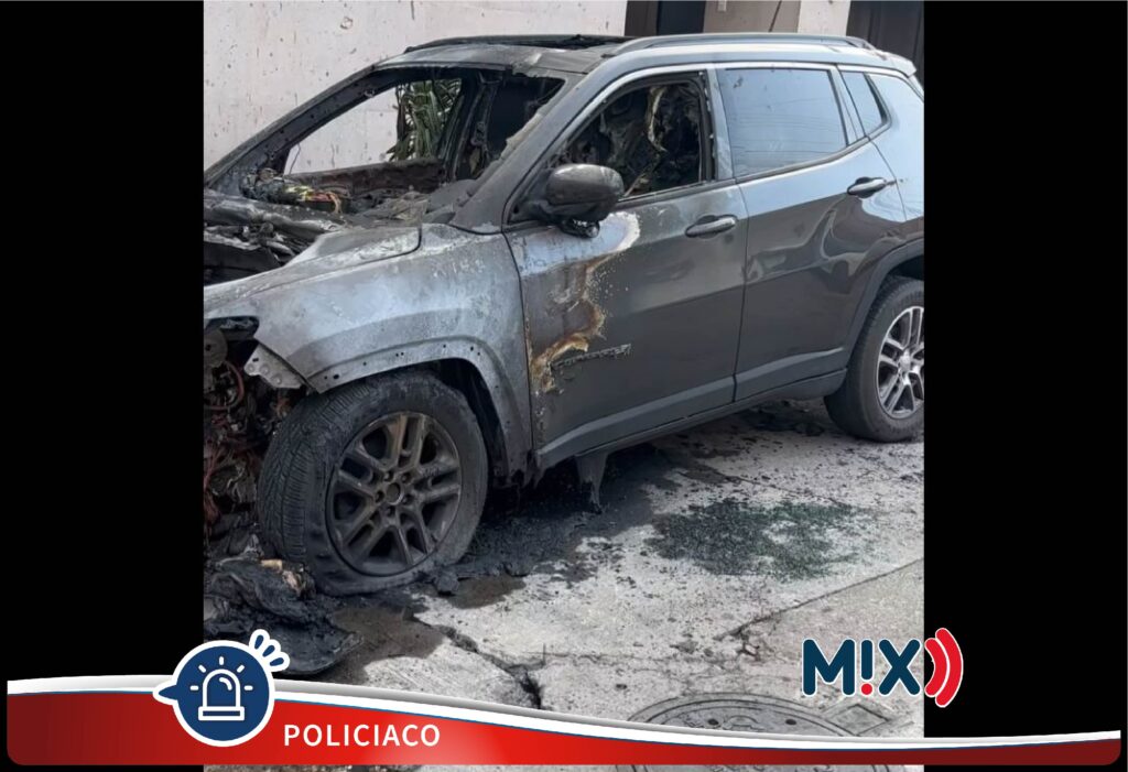 Piden ayuda para dar con quienes quemaron un auto en la España