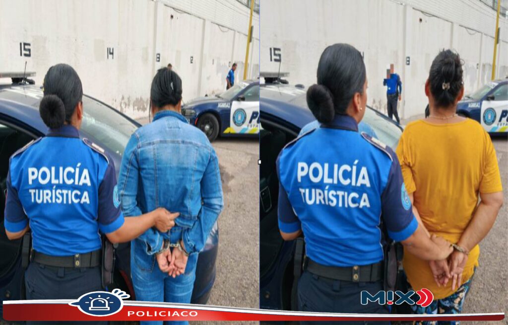 Claudia y Francisca fueron detenidas por robo en el Centro capitalino