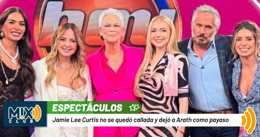 ¡Jamie Lee Curtis frena en seco a Arath de la Torre EN VIVO y lo baja de su nube!
