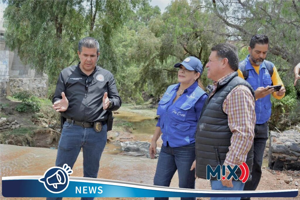 Se restablece zona afectada por lluvias en Asientos