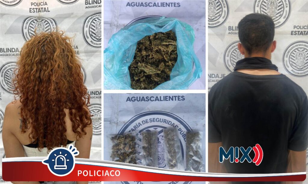 Con sustancias ilícitas agarraron a “La Vale” y a “El Villa” en Calvillo
