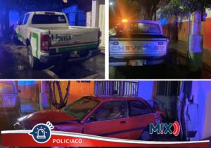 Borracho chocó contra autos, árbol y vivienda en poniente capitalino