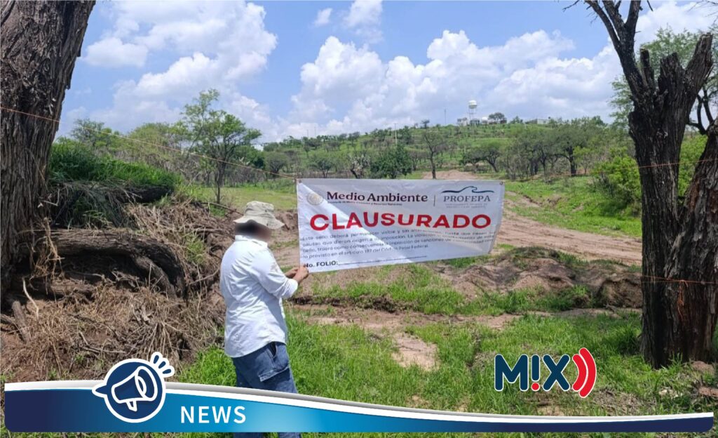 Al no tener autorización de cambio de uso de suelo Profepa clausuró predio en Calvillo