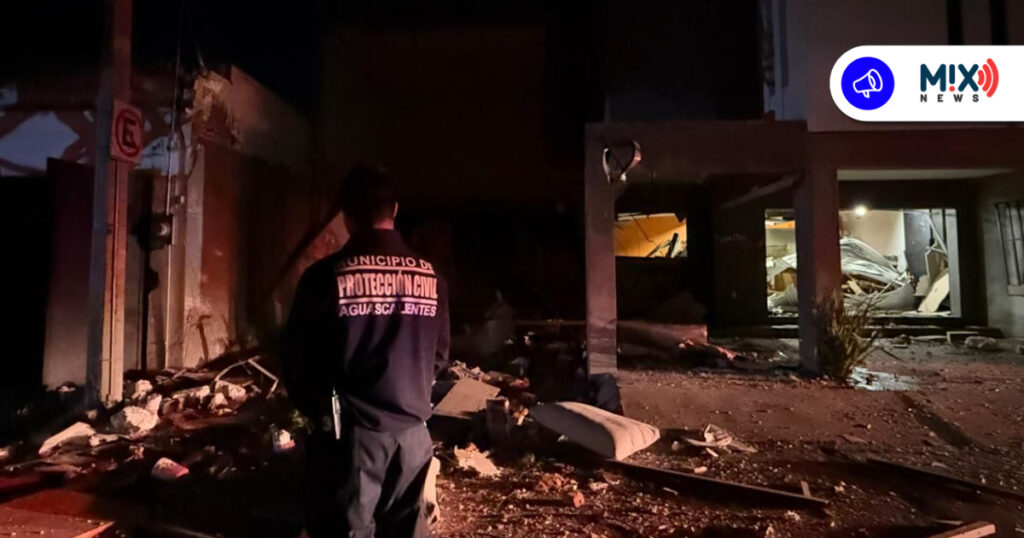 Resguardan policías zona de explosión para evitar saqueos