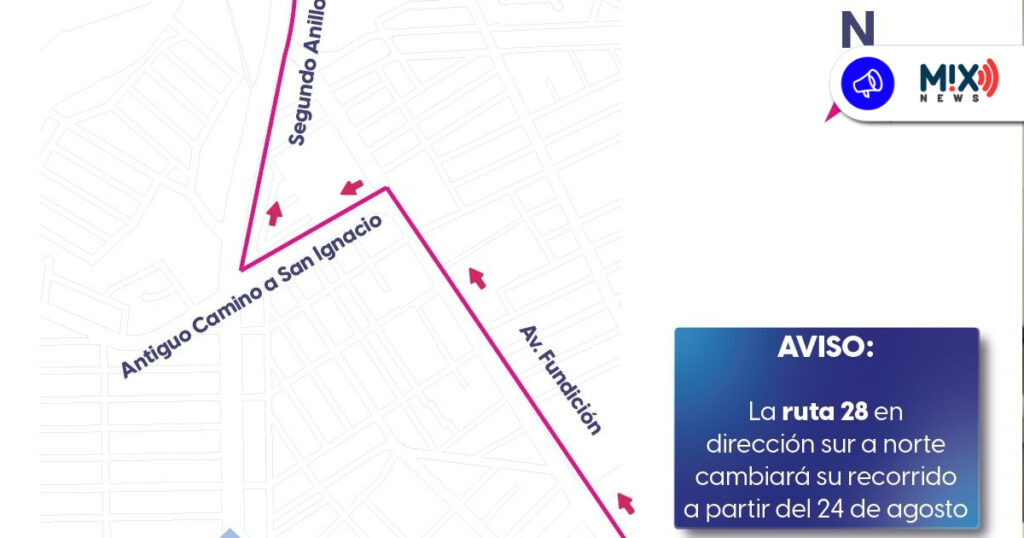 Cambio el recorrido de la ruta 28 del camión