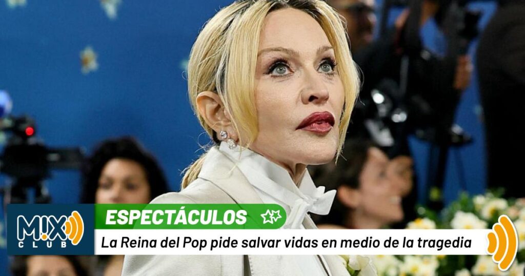 Madonna le suplica al Papa León XIV viajar a Gaza: “Lleve su luz a los niños antes de que sea demasiado tarde”