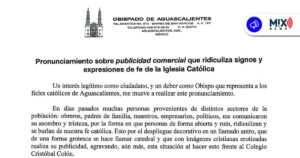 Obispo de Aguascalientes condenó publicidad de antro porque "ridiculiza" la fe católica
