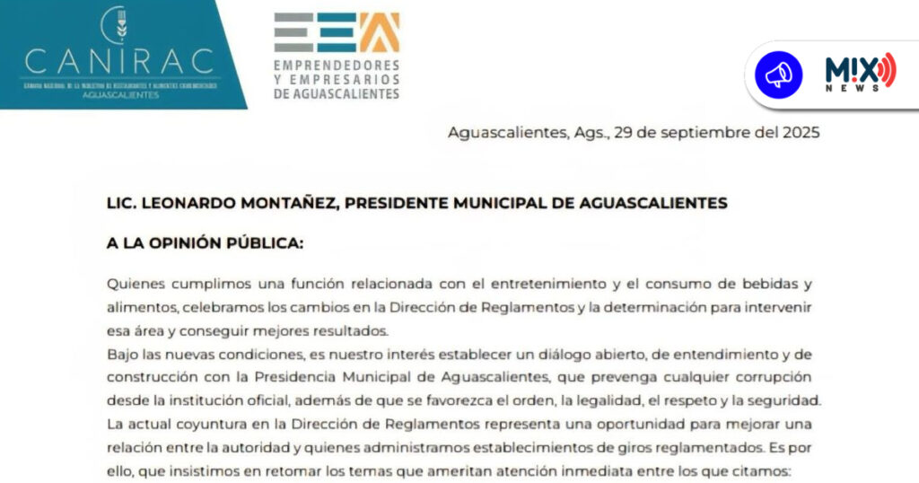 Celebran restauranteros cambios en la Dirección Reglamentos