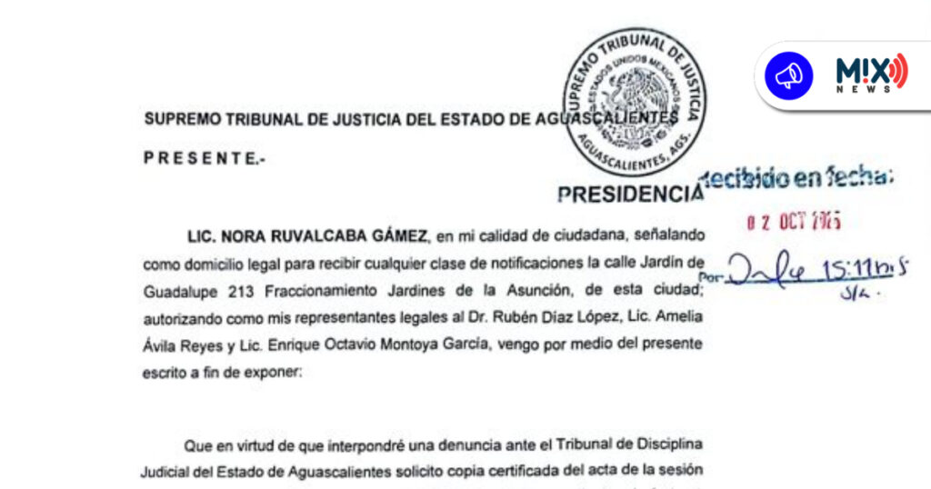 Por ‘abuso de funciones’ denunció Nora Ruvalcaba a Magistrados de Aguascalientes