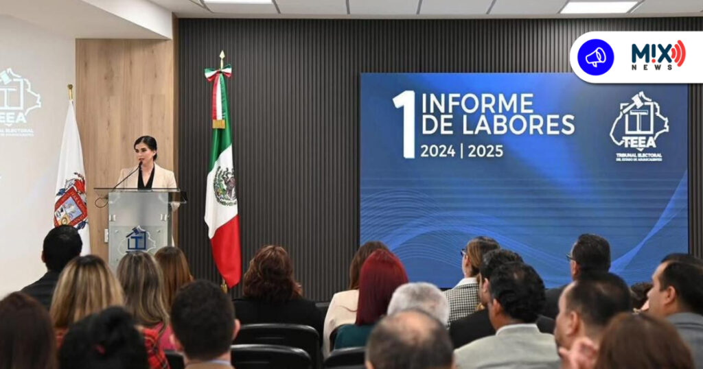 Presidenta del Tribunal Electoral, Laura Llamas, rindió su 1er Informe