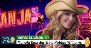 Manola Díez revela que Robbie Williams cayó rendido ante sus encantos