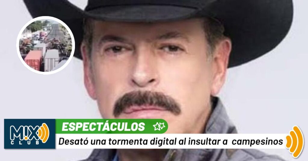 Sergio Goyri otra vez en la mira: llama “infelices” a campesinos y lo tunden en redes por clasista
