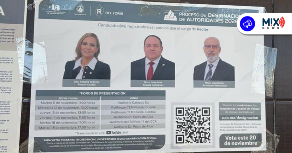 Hoy iniciaron los Foros de presentación de candidatos a rectoría y decanatos de la UAA