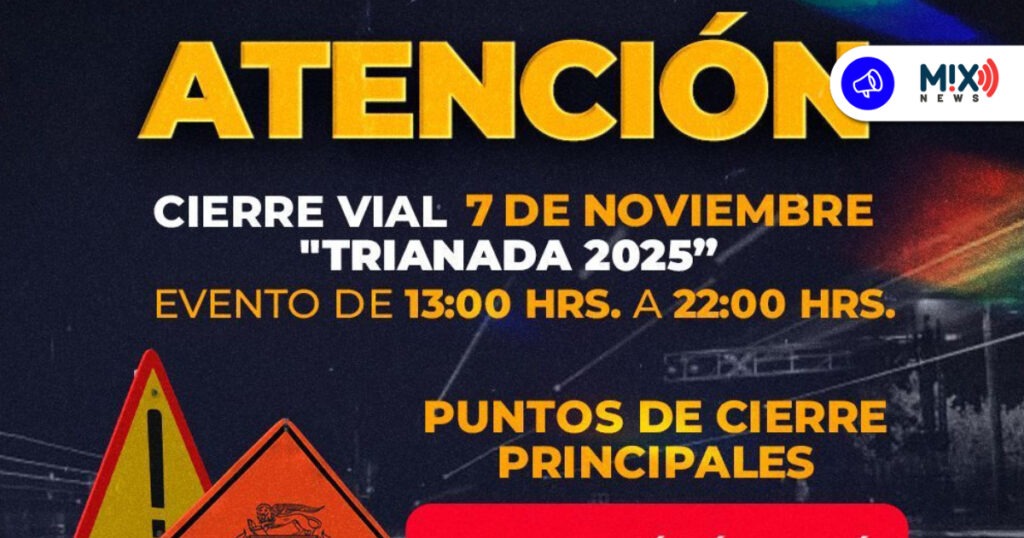 Habrá cierres viales por la “Trianada 2025” en el Barrio del Encino
