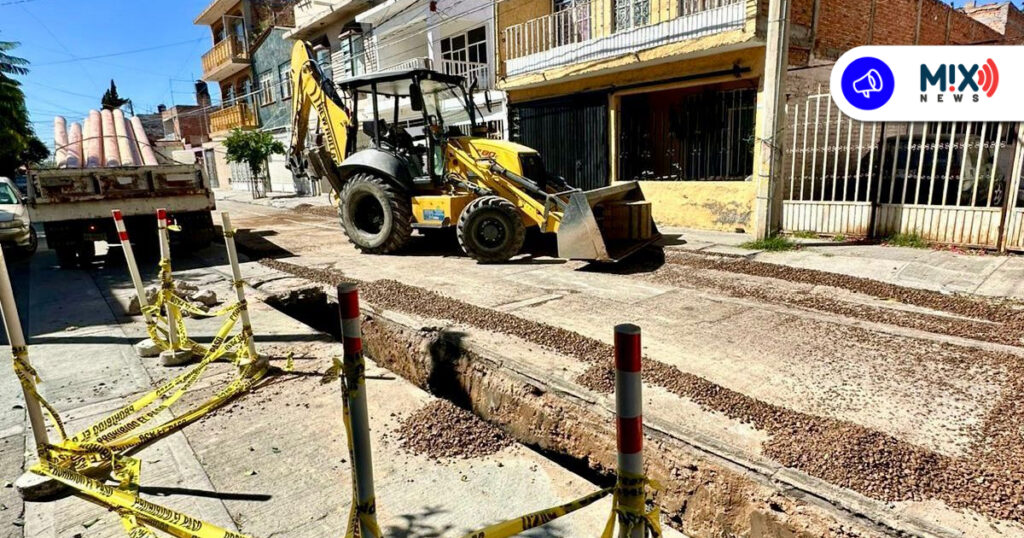 Nueva red de alcantarillado en el fraccionamiento López Portillo