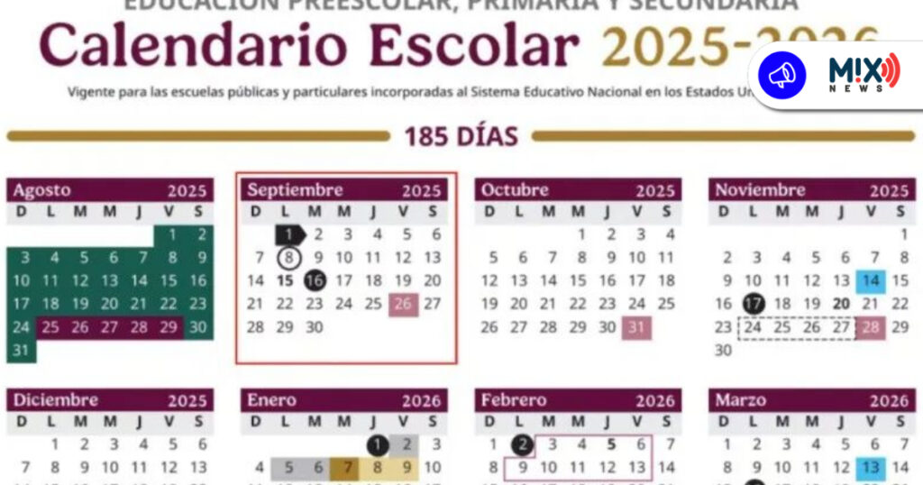 Viernes, último día de clases