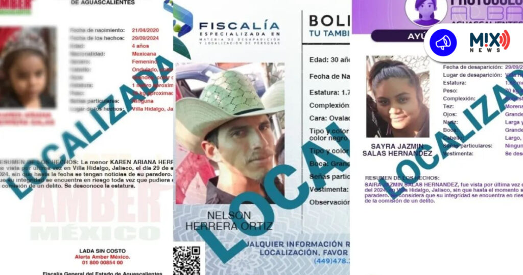 Reporta Aguascalientes baja significativa en reportes de desaparición durante 2025