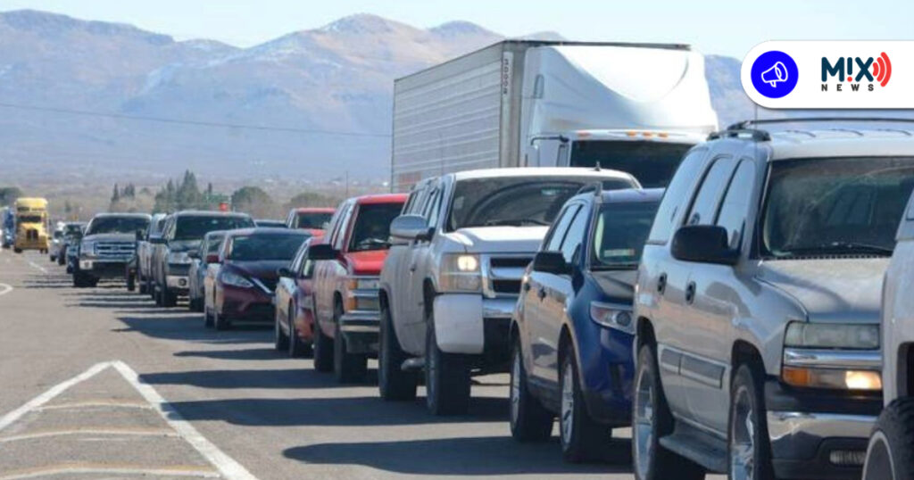 Blindan tránsito de paisanos por Cosío, Aguascalientes
