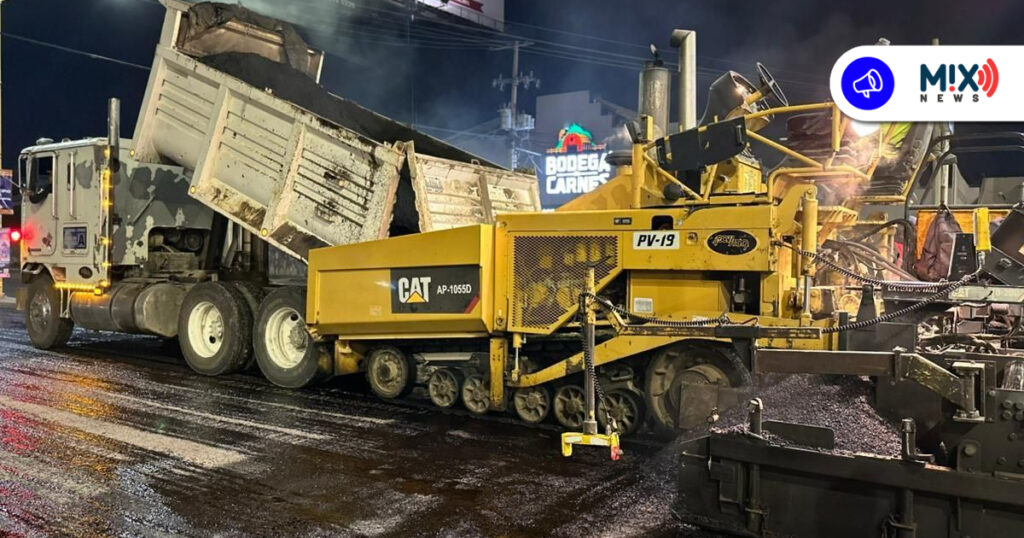 Municipio refuerza mantenimiento nocturno en avenida Independencia