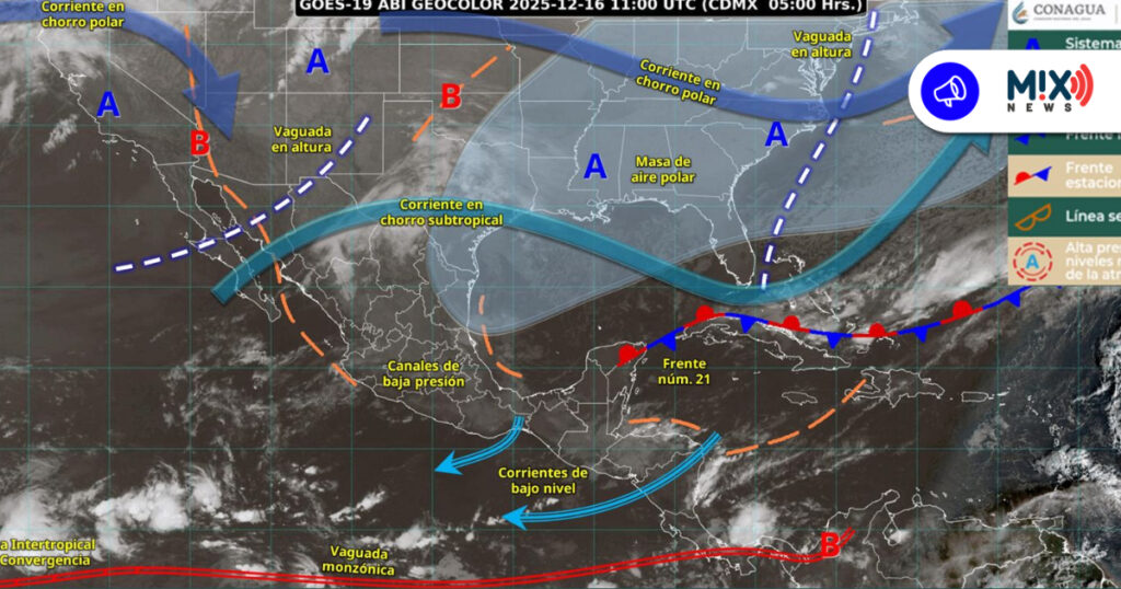 Bajas temperaturas, viento y posibles lluvias en Aguascalientes, por Frente Frío 21