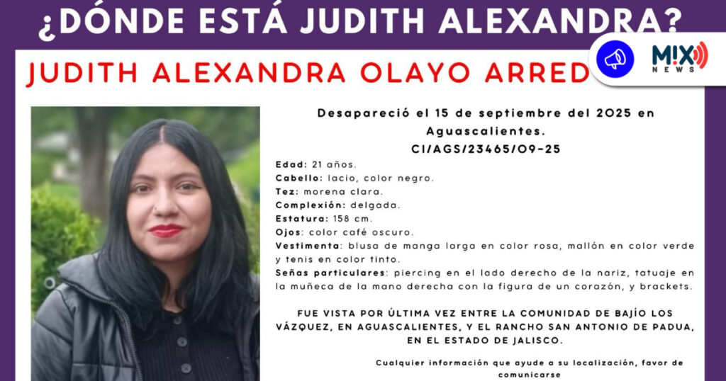 Exigen investigación con perspectiva de género en el caso de Judith Alexandra