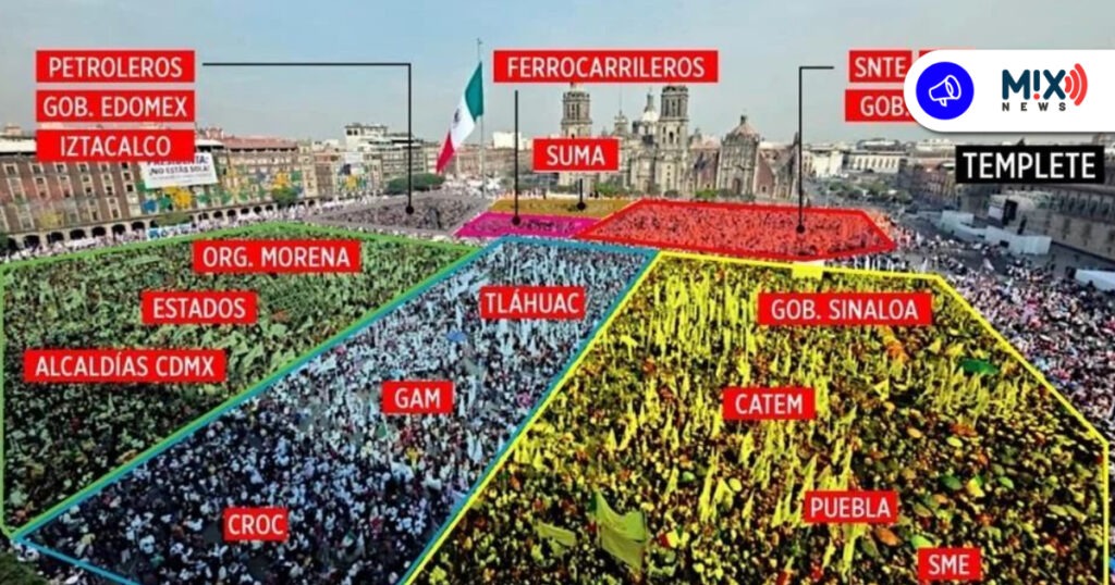 “Cortina de humo” el mitin por 7 años de la 4T; fue una gran demostración de acarreo
