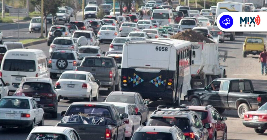 Tráfico intenso en Aguascalientes es reflejo del dinamismo de la ciudad