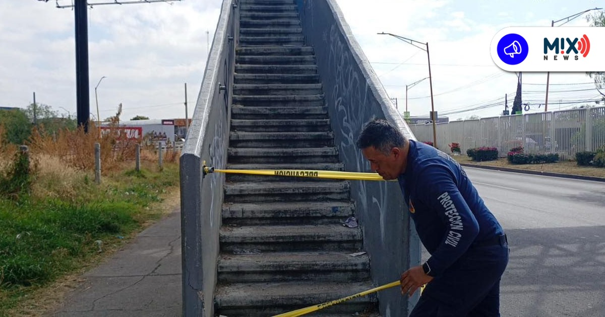 Retirarán puente peatonal de Pirules por riesgo estructural