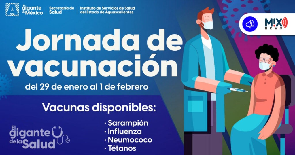 Refuerzan blindaje sanitario en Aguascalientes con módulos de vacunación