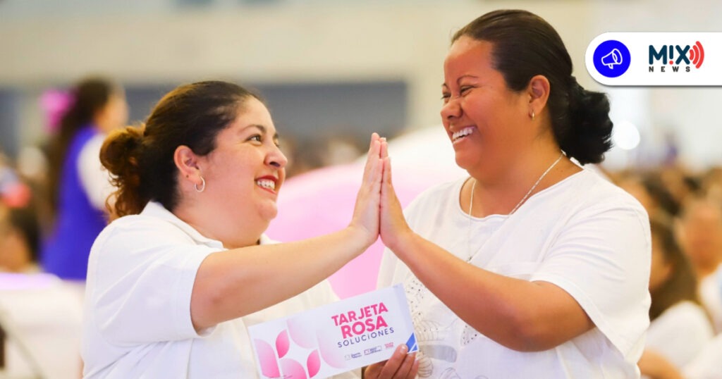 Ofrecen apoyos de Tarjeta Rosa a mujeres de Aguascalientes