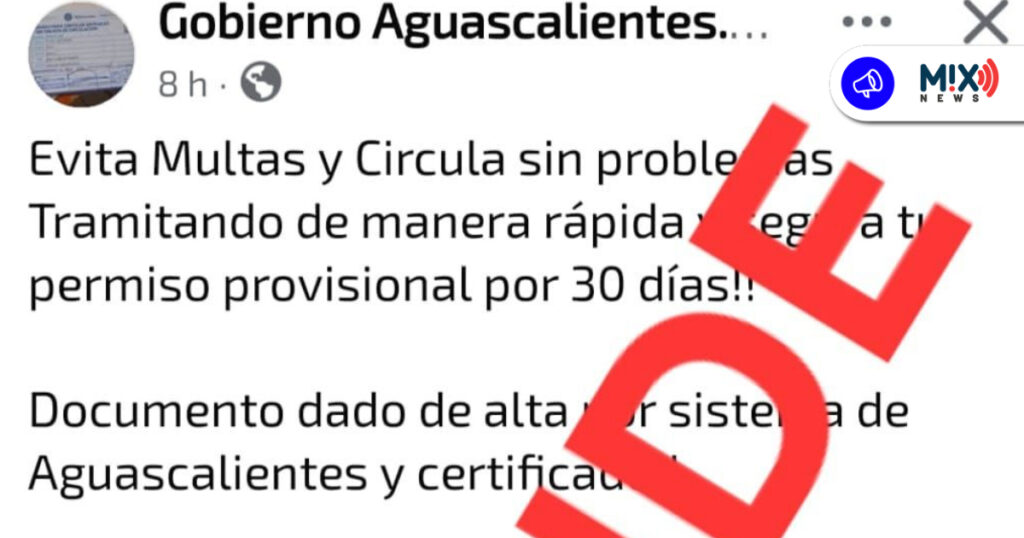 Alertan por permisos falsos para circular sin placas; detectan página fraudulenta en Facebook
