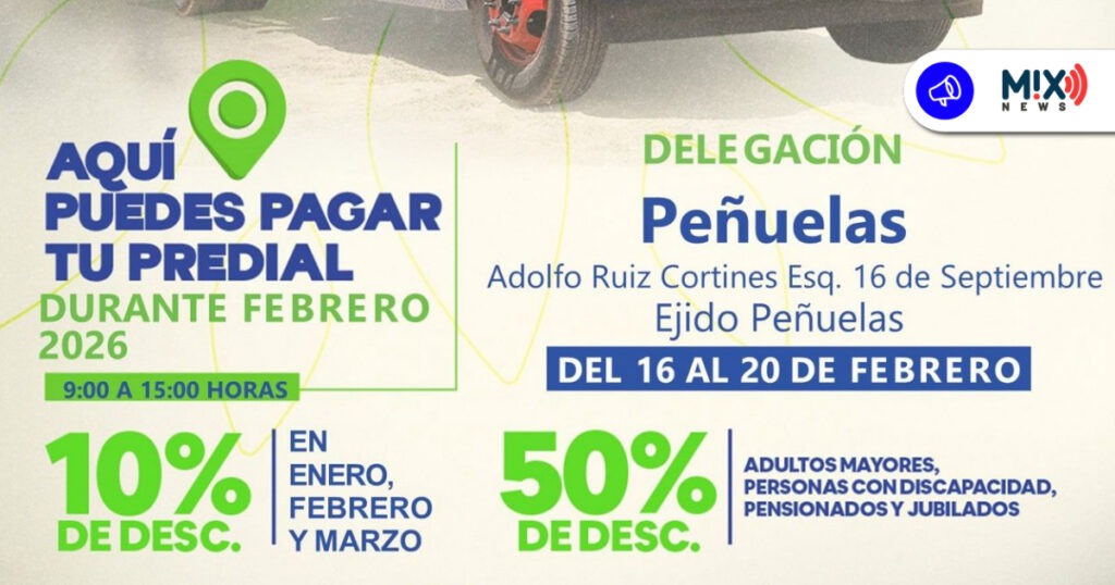 Instalan módulo temporal para pago del predial en Peñuelas