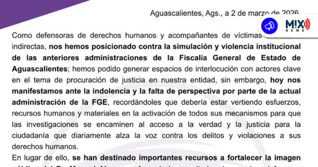Exigen colectivos reorientar trabajo de la Fiscalía en favor de víctimas