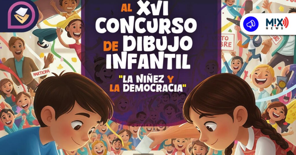 Convocan a niñas y niños a imaginar su primera votación en concurso estatal de dibujo