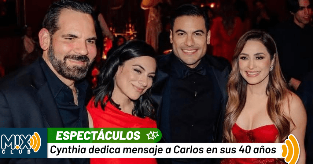 Cynthia Rodríguez derrite las redes con romántica declaración a Carlos Rivera en su cumpleaños 40